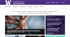 Desktop Screenshot of intheforefront.org